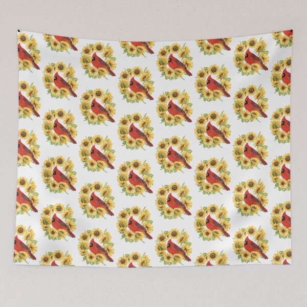 Item preview, Sunflower Cardinal Art designed and sold by Roy & Tiffany.