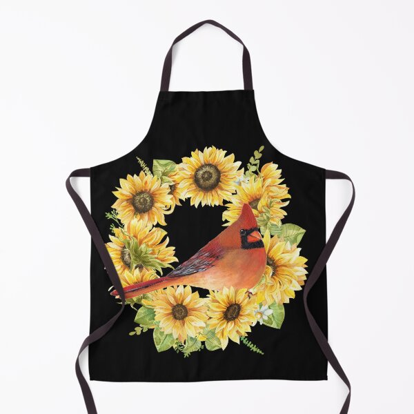 Item preview, Sunflower Cardinal Bird Art designed and sold by Roy & Tiffany.