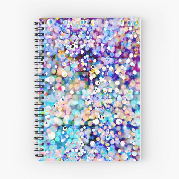 Item preview, Spotty dots abstract aqua blue earth digital organic art designed and sold by MisprintArt.