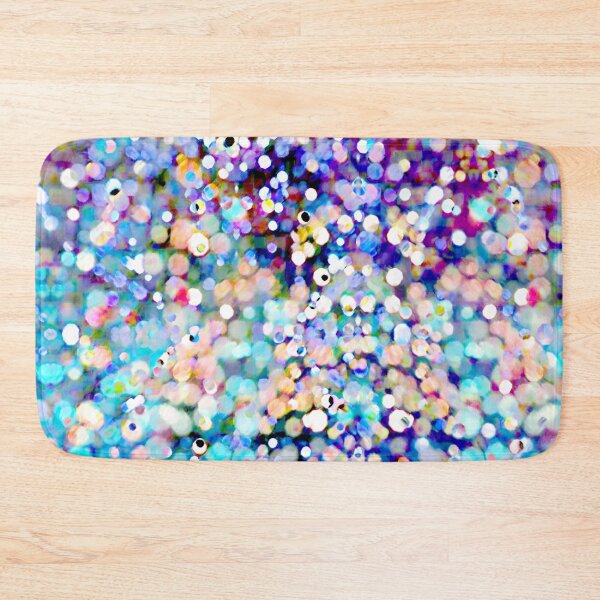 Item preview, Spotty dots abstract aqua blue earth digital organic art designed and sold by MisprintArt.