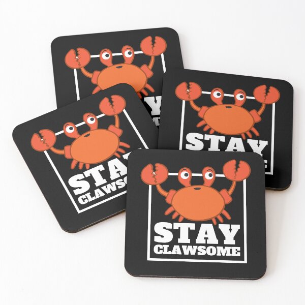 Item preview, Stay Clawsome - Crab designed and sold by The magic  Yellow bus.