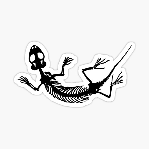 Item preview, Eichstaettisaurus skeleton- black designed and sold by Skeleton Crew.