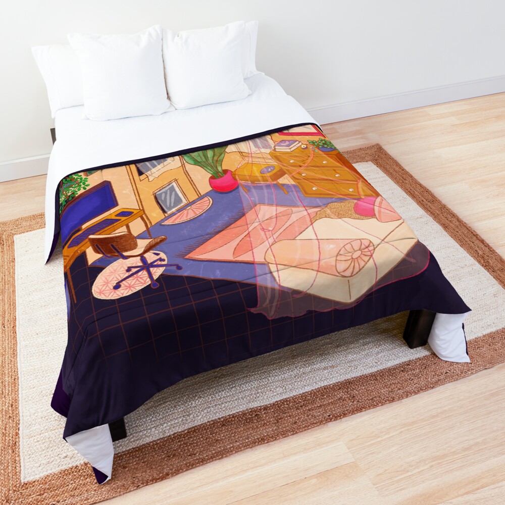 Item preview, Comforter designed and sold by Flickingjane.
