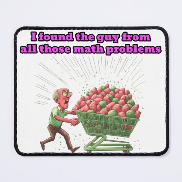 Item preview, Funny Fruit Guy From Math Problems  designed and sold by SilverAndGolden.