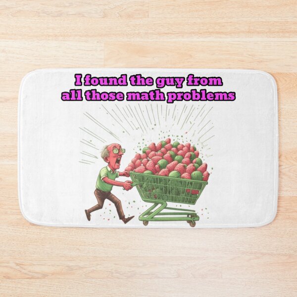 Item preview, Funny Fruit Guy From Math Problems  designed and sold by SilverAndGolden.