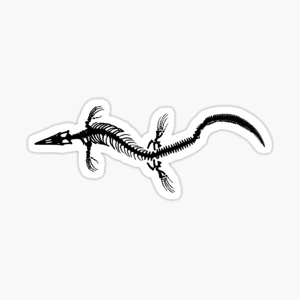 Item preview, Tylosaurus skeleton- black designed and sold by Skeleton Crew.