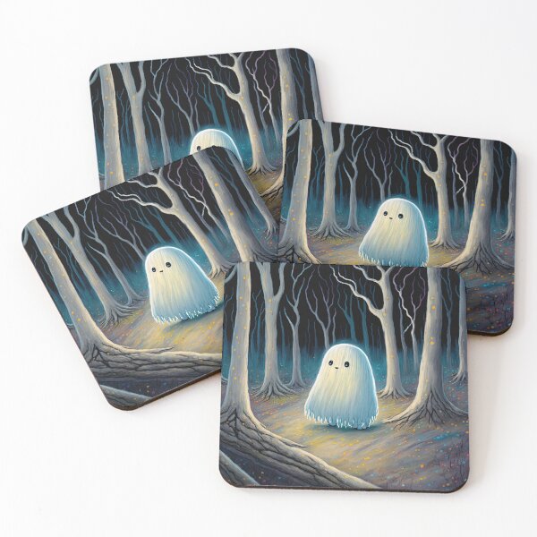Item preview, Cute gost in a drak night designed and sold by AeonGraphic.