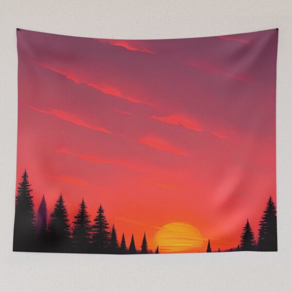 Item preview, Find the Perfect Minimalist Landscape Sunrise Water View Print for Your Personal Style and Taste designed and sold by supeart.