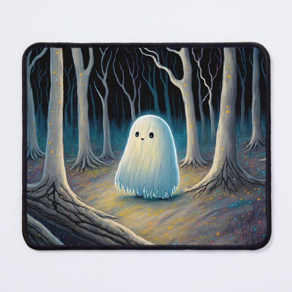 Item preview, Cute gost in a drak night designed and sold by AeonGraphic.