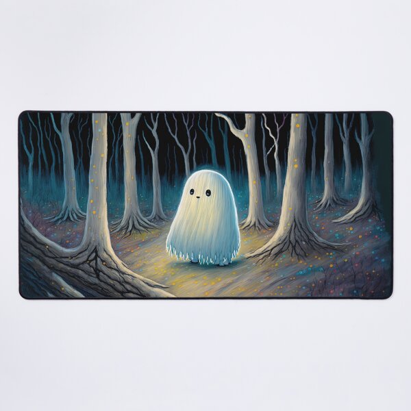 Item preview, Cute gost in a drak night designed and sold by AeonGraphic.