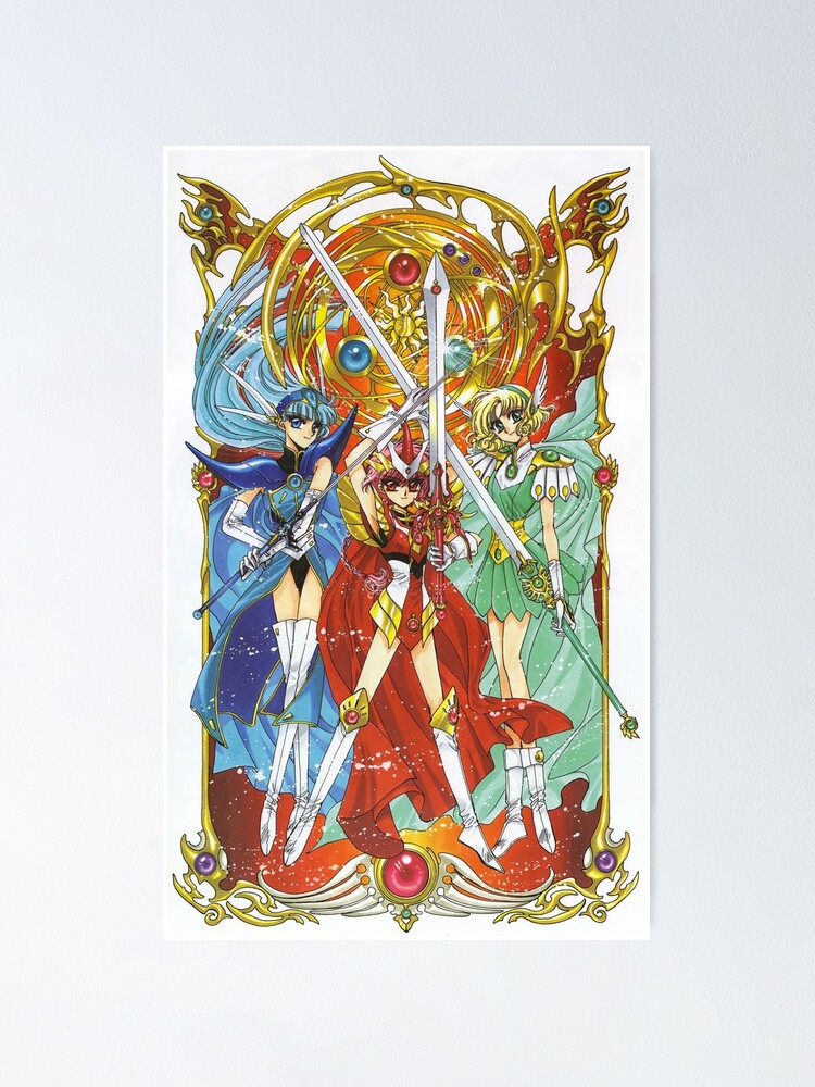 Magic Knight Rayearth - Hikaru Shidou - Magic Knight Rayearth - Posters and  Art Prints