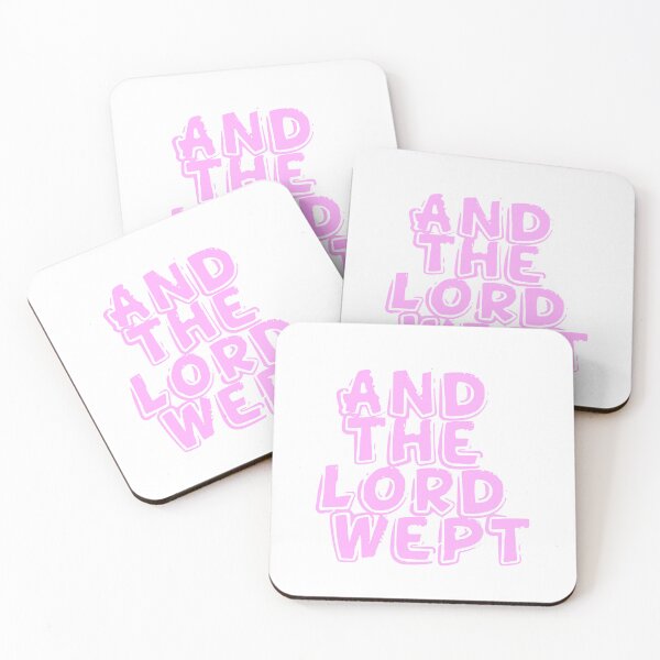Item preview, And the Lord Wept (Pink) designed and sold by SlimyBoiXD.
