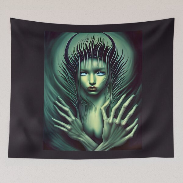 Item preview, Mysterious Witchy Goddess designed and sold by Cryptic Canvas.