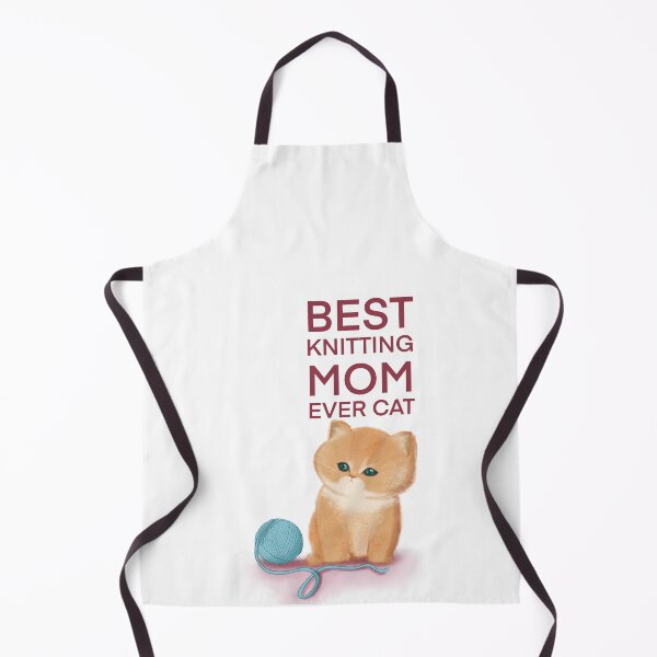 Item preview, Best Knitting Mom Ever Cat designed and sold by Myartbeyours.