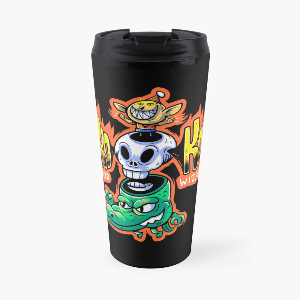 Rawr Lizard Wizard! Travel Coffee Mug