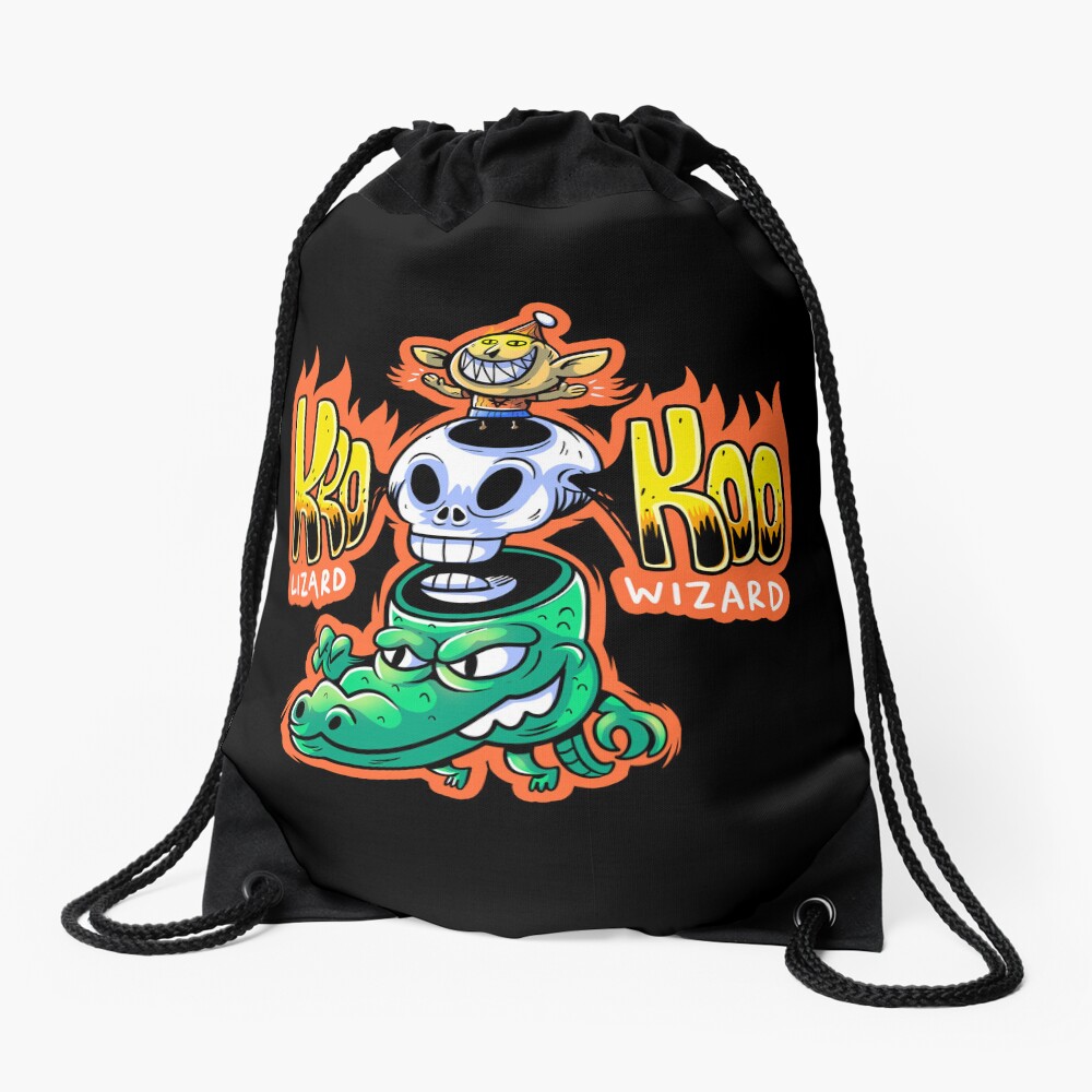 Rawr Lizard Wizard! Drawstring Bag