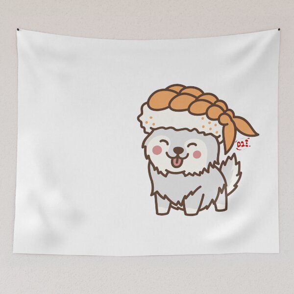 Item preview, Ebi Nigiri Shiba Inu - Kawaii Japan designed and sold by royumi.