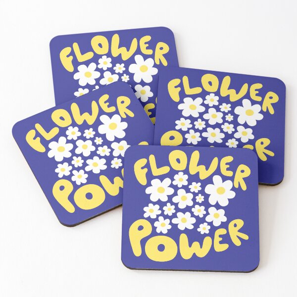 Item preview, VINTAGE RETRO DITSY CUTE FLORALS BLUE YELLOW AND WHITE designed and sold by blomastudios.