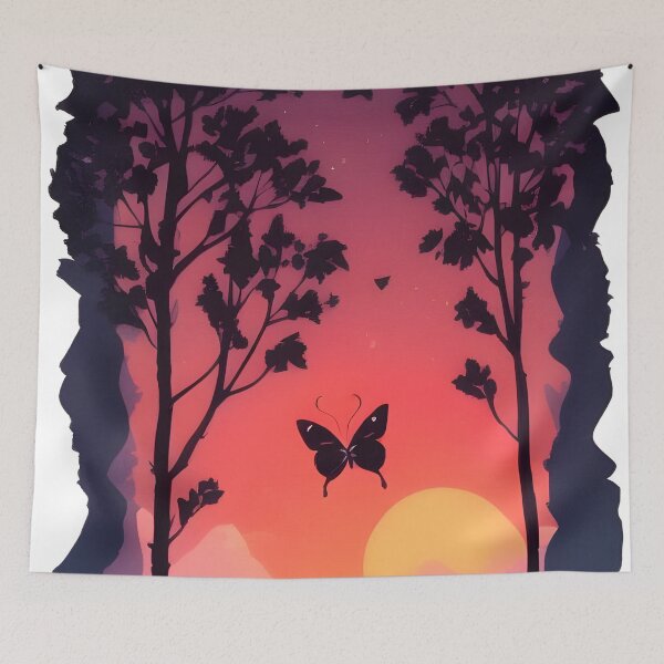 Item preview, Find the Perfect Minimalist Butterfly Art Print for Your Personal Style and Preferences designed and sold by supeart.