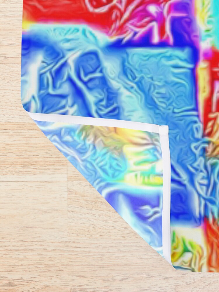 Alternate view of Light bright energy Shower Curtain