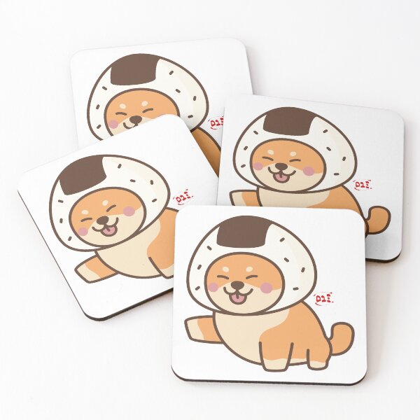 Item preview, Onigiri Shiba Inu - Kawaii Japan designed and sold by royumi.