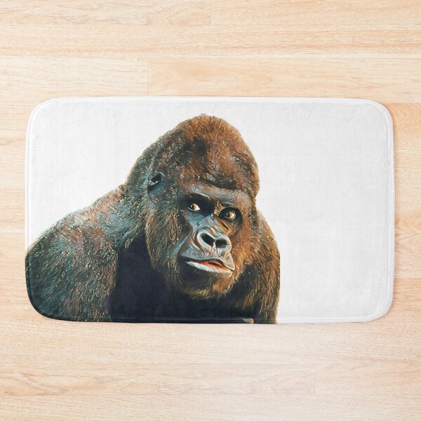 Item preview, Graphic Gorilla Art Print - For a gorilla lover, for a nature lover, for a conservationist. designed and sold by Wentoo.