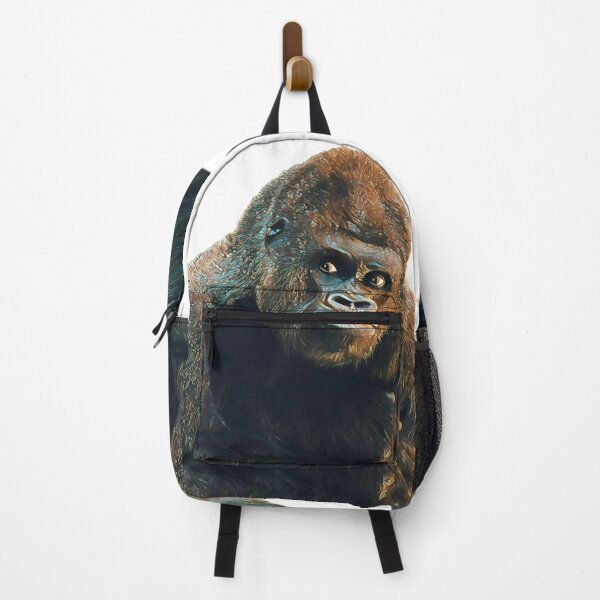 Item preview, Graphic Gorilla Art Print - For a gorilla lover, for a nature lover, for a conservationist. designed and sold by Wentoo.