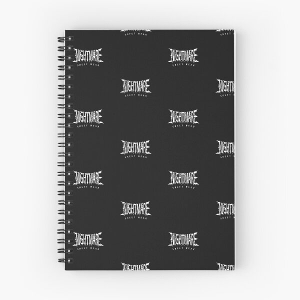 Item preview, black and white nightmare artwork for metal logo design designed and sold by Richstd.