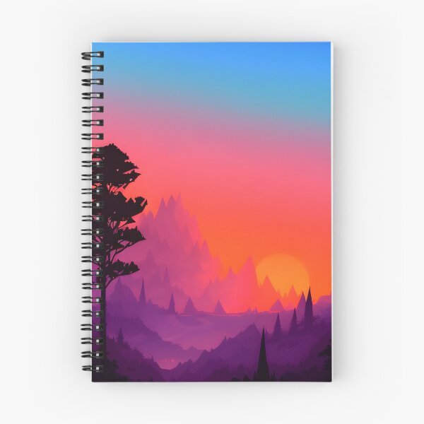 Item preview, Minimalist Landscape Mountain Trees Prints: A Unique and Eye-catching Addition to Your Home designed and sold by supeart.