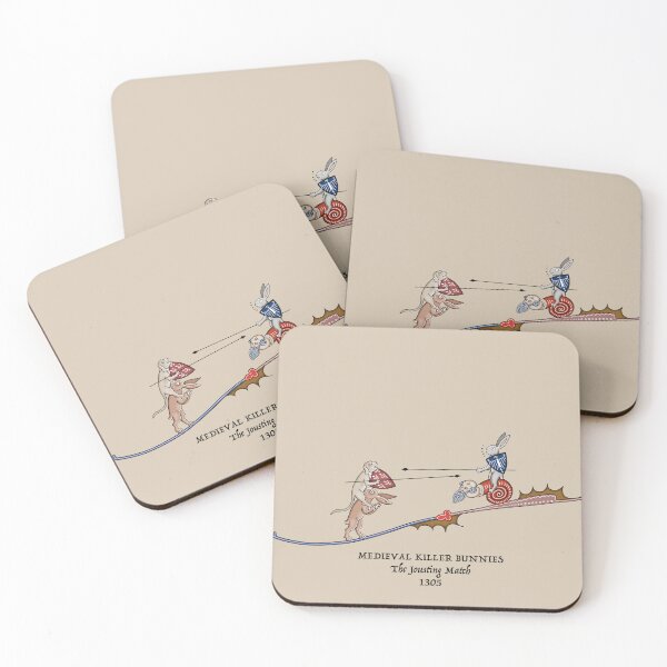 Item preview, Medieval Killer Bunnies: The Jousting Match designed and sold by ebrawne.