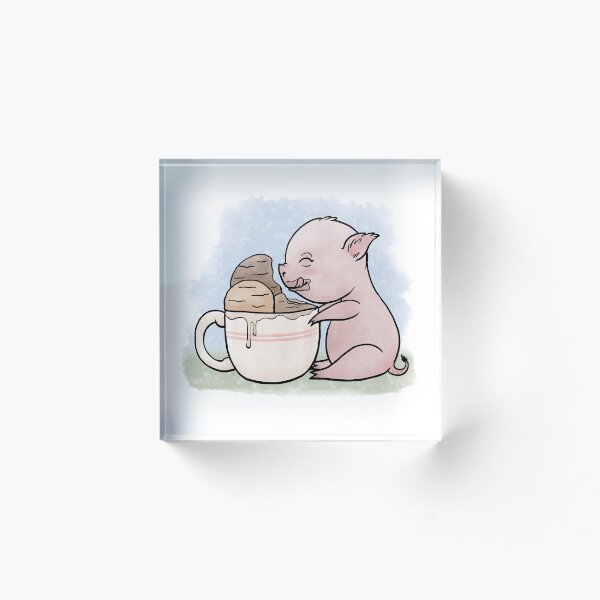 Item preview, Taza de té Piggy Ice Cream Time designed and sold by Iona Thompson.