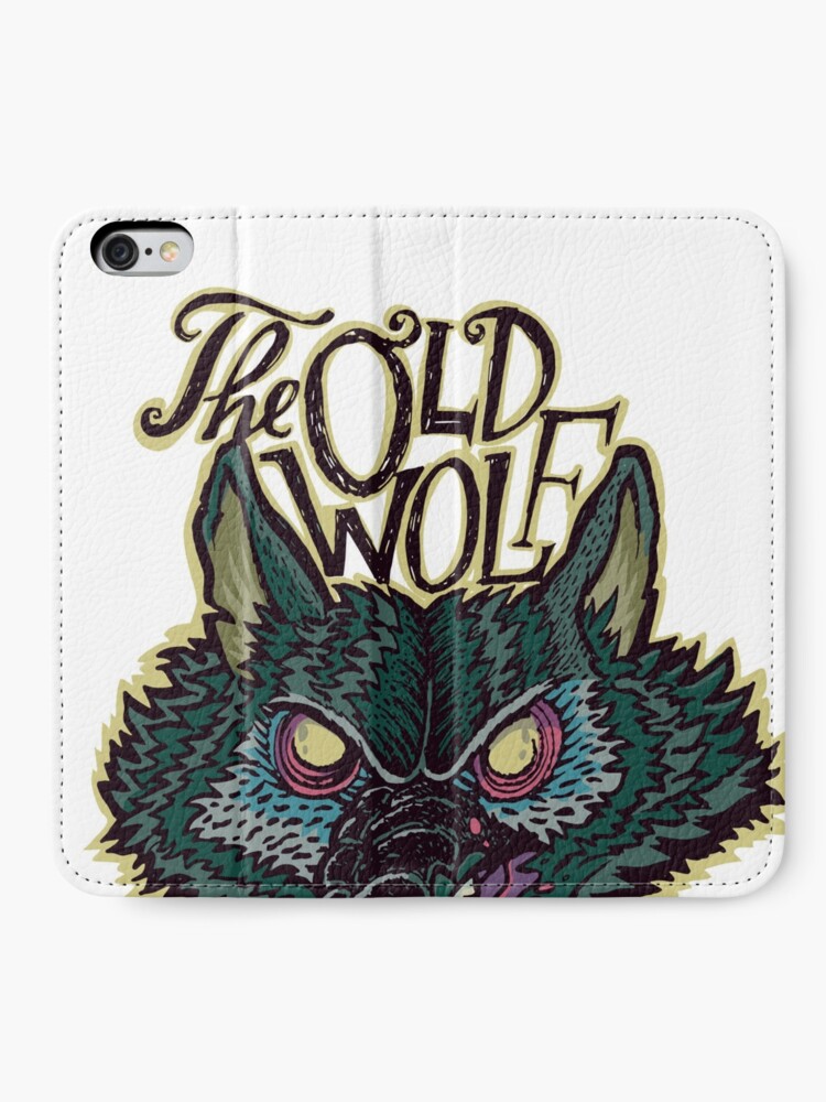 Alternate view of Head Old Wolf iPhone Wallet