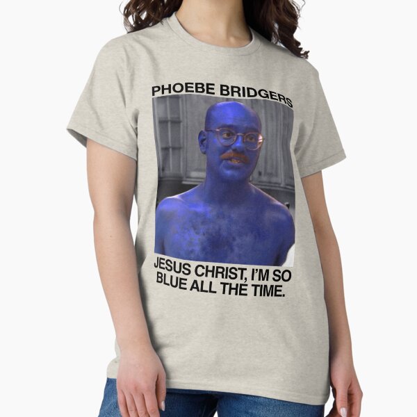 Vista previa del artículo con la obra «Jesucristo, estoy tan triste todo el tiempo - Phoebe Bridgers Tobias Funke Arrested Development Parodia Crossover», diseñado y vendido por Second-Best.