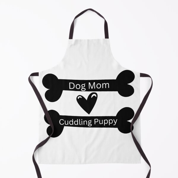 Item preview, Dog Mom Cuddling Puppy designed and sold by Black Owl Creatives.