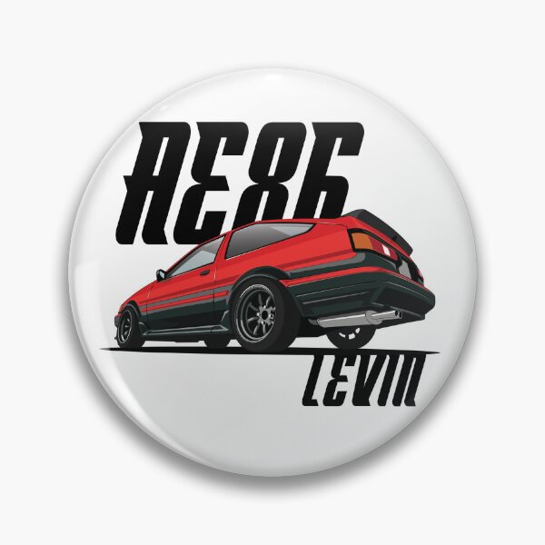 Item preview, Toyota Levin AE86 Red Black Two tone designed and sold by myteekingdom.
