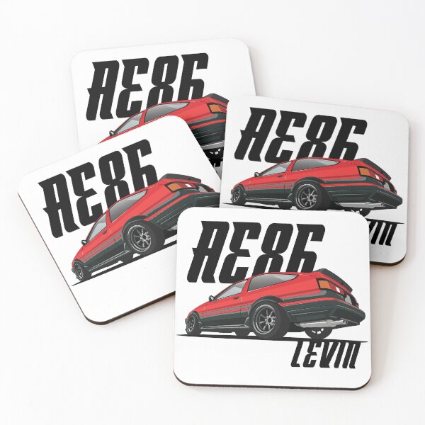 Item preview, Toyota Levin AE86 Red Black Two tone designed and sold by myteekingdom.