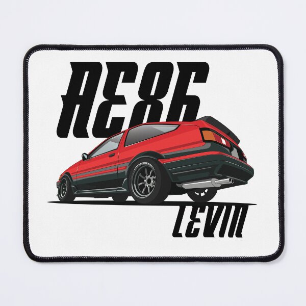Item preview, Toyota Levin AE86 Red Black Two tone designed and sold by myteekingdom.