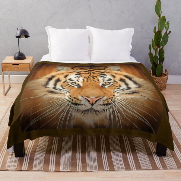 Item preview, Stunning Tiger Face Art Print - For a tiger lover, for a nature lover, for a conservationist. designed and sold by Wentoo.