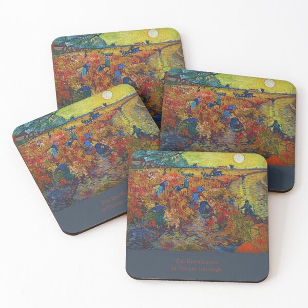 Item preview, "The Red Vineyard" by Vincent van Gogh designed and sold by VintageArtByIda.