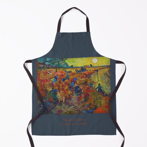 Item preview, "The Red Vineyard" by Vincent van Gogh designed and sold by VintageArtByIda.