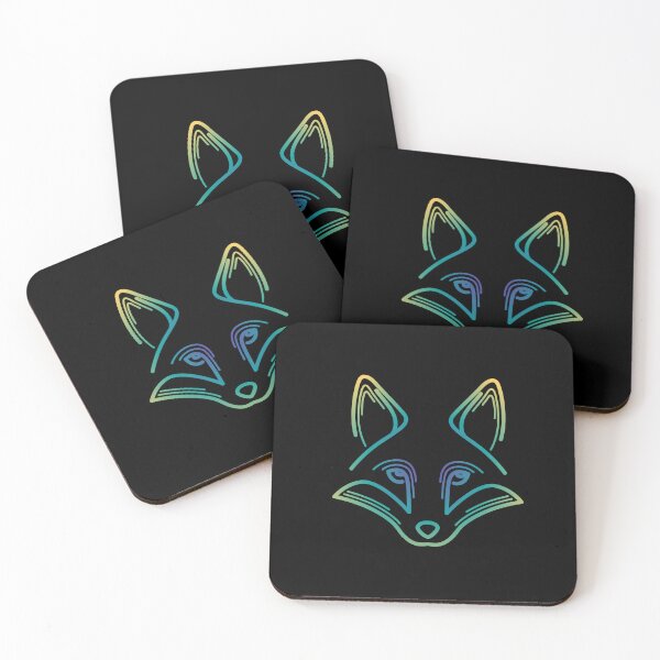 Item preview, Word world fox, Fox corner Colorful Sketch - Fox corner Design - Fox lovers  designed and sold by Basma Store.