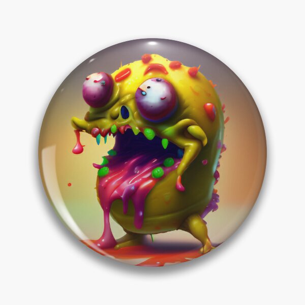 Item preview, The Slimey Monster Banana designed and sold by CreepyDesigns.