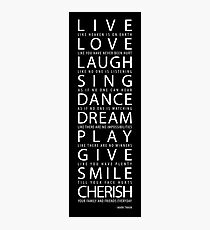 Mark Twain Quote Photographic Print
