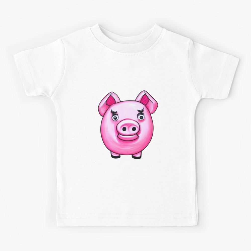 pink pig t shirt