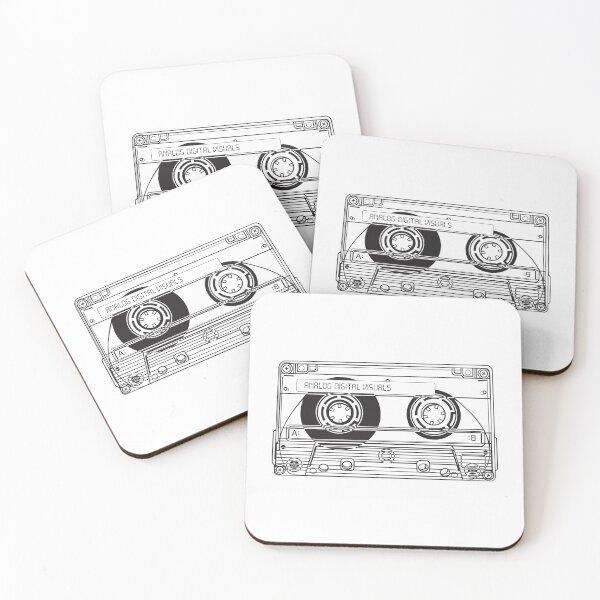 Item preview, Cassette Tape (Black Lines) Analog / Music  designed and sold by analogdigitalvz.