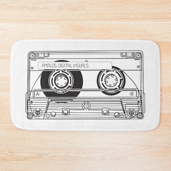 Item preview, Cassette Tape (Black Lines) Analog / Music  designed and sold by analogdigitalvz.