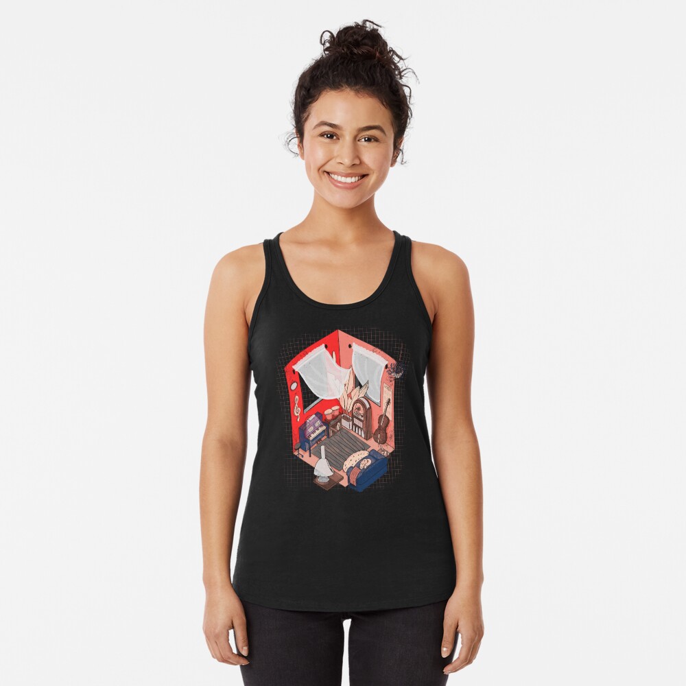Item preview, Racerback Tank Top designed and sold by Flickingjane.