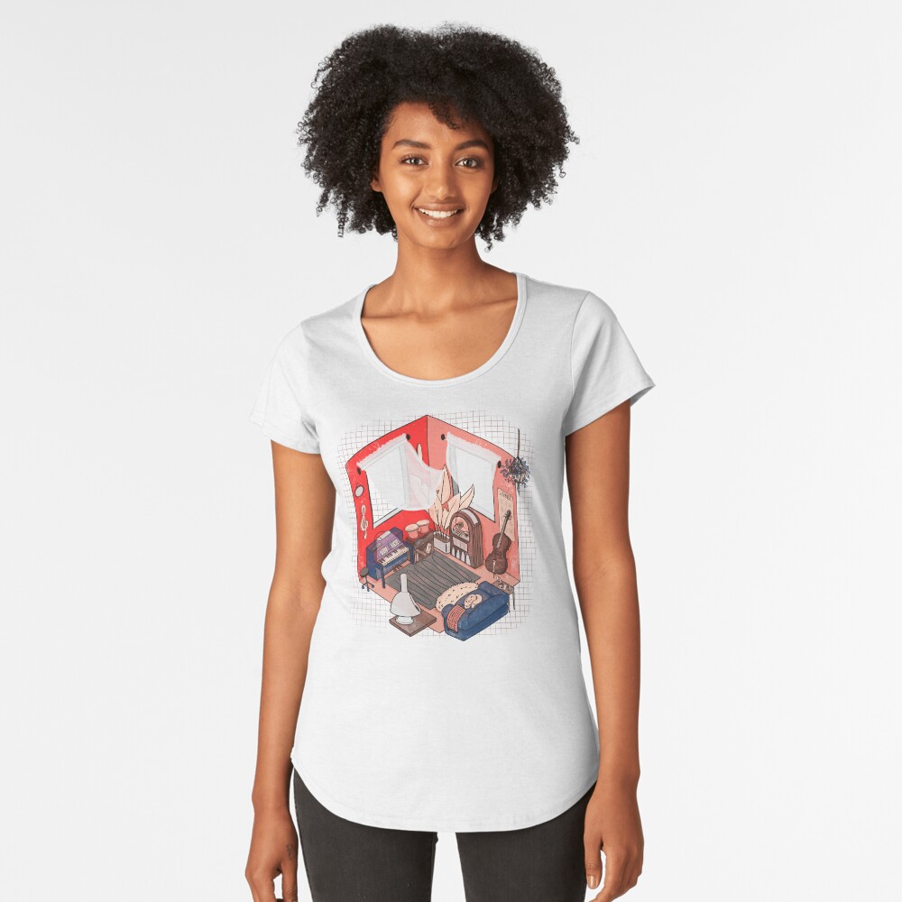 Item preview, Premium Scoop T-Shirt designed and sold by Flickingjane.