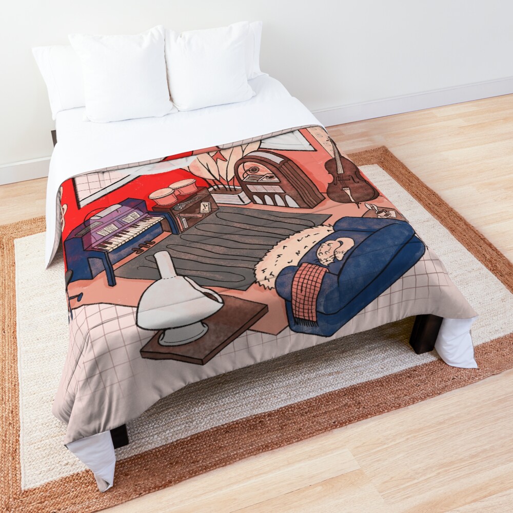 Item preview, Comforter designed and sold by Flickingjane.
