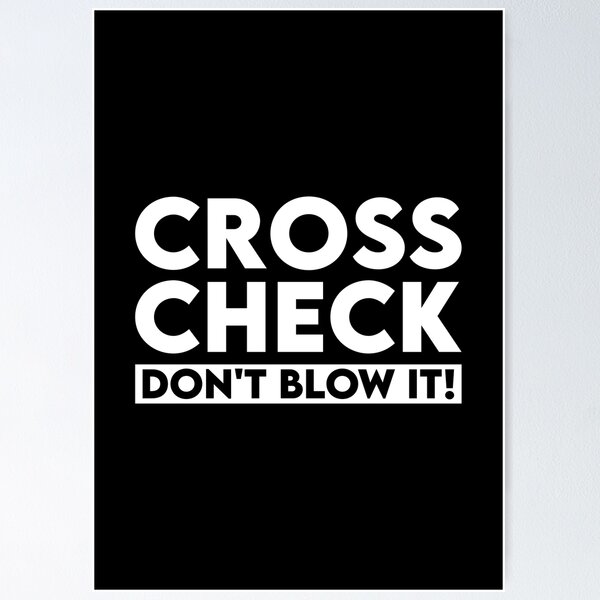 Cross Check Don't Blow It Aviation Funny Flight Attendant Quotes Socks for  Sale by waleshop